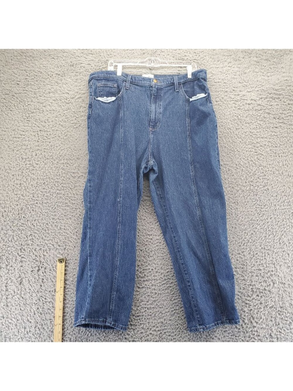 Universal Thread Jeans Womens 18 Blue Vintage Straight Classic Stretch Denim
